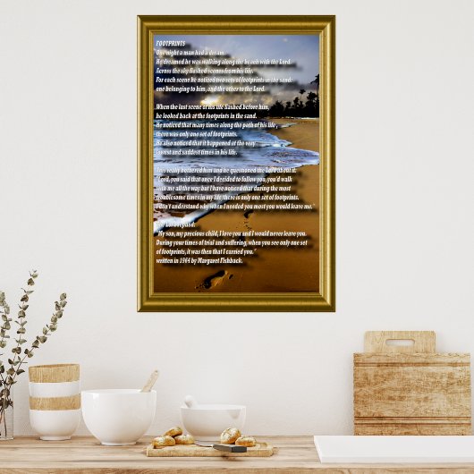 Footprint-2 Poster (Küche)