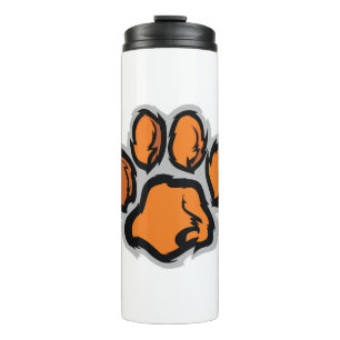 Footprint Animal Furry Paw Wildlife Track Bär Thermosbecher