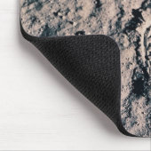 Footprint auf der Mondfläche Mousepad (Ecke)