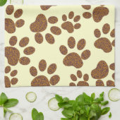 Footprint Dog Handtuch (Gefaltet)