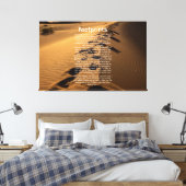 Footprint Gebet Glaubensbasierte Leinwand Kunst (Insitu (Schlafzimmer))