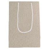 Footprint in Beach Sand Mittlere Geschenktüte (Rückseite)