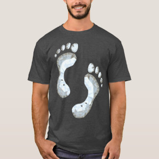 Footprint Low Polygon T-Shirt