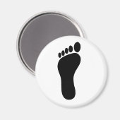 Footprint Magnet (Vorderseite/Rückseite)