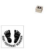 Footprint Neugeborenes Baby Gummistempel (Stempel)