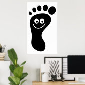 Footprint Poster (Heimbüro)