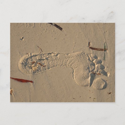 Footprint Postkarte (Vorderseite)