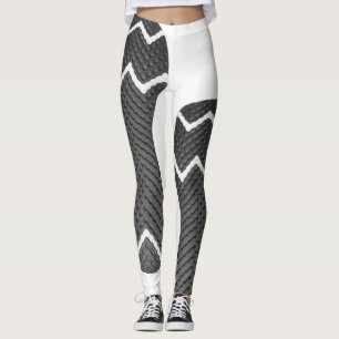 Footprint von Laufschuhen Leggings