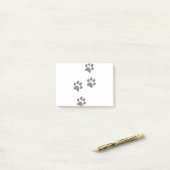 Footprints Animal Hund Paw Cat Post-it Klebezettel (Auf Schreibtisch)