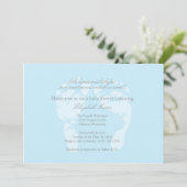 Footprints Einladung (Stehend Vorderseite)