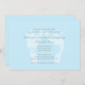 Footprints Einladung (Vorne/Hinten)