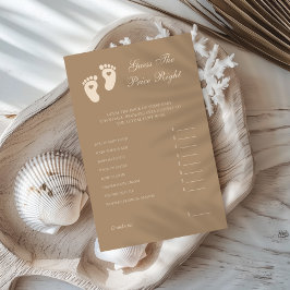 Footprints Gender zeigen, dass der Preis richtig i