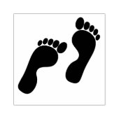 Footprints Gummistempel (Prägung)