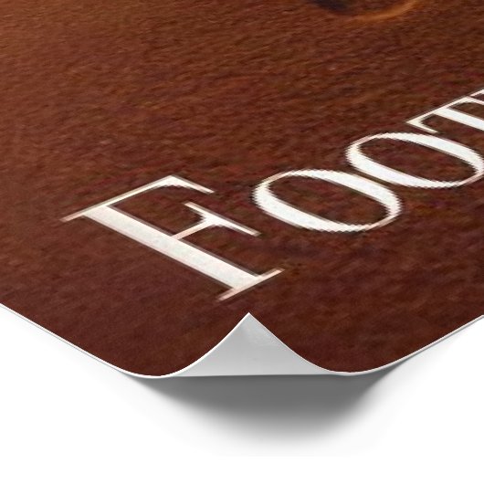 FootPrints im Sand Poster (Ecke)