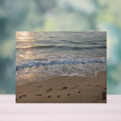 Footprints in the Sand Acrylschild (Neutral)