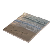 Footprints in the Sand Fliese (Seite)