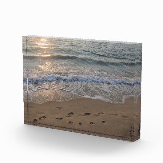 Footprints in the Sand Fotoblock (Rechts)