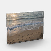 Footprints in the Sand Fotoblock (Links)