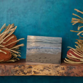 Footprints in the Sand Fotoplatte (Seite)