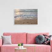 Footprints in the Sand Leinwanddruck (Insitu (Wohnzimmer))