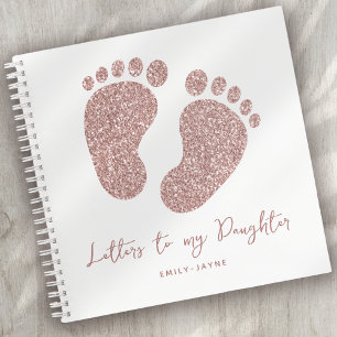 Footprints Letters to My Daughter Keepake Journal Notizblock