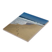 Footprints on Beach, Mabibi, Thongaland Fliese (Seite)