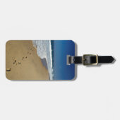 Footprints on Beach, Mabibi, Thongaland Gepäckanhänger (Vorderseite horizontal)