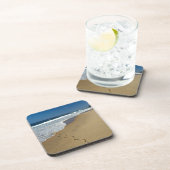 Footprints on Beach, Mabibi, Thongaland Getränkeuntersetzer (Rechte Seite)