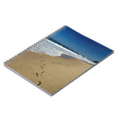 Footprints on Beach, Mabibi, Thongaland Notizblock (Linke Seite)