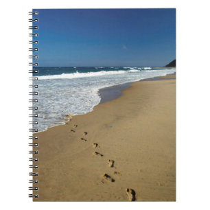 Footprints on Beach, Mabibi, Thongaland Notizblock