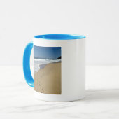 Footprints on Beach, Mabibi, Thongaland Tasse (Vorderseite Links)