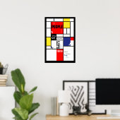 Footprints Poster (Heimbüro)