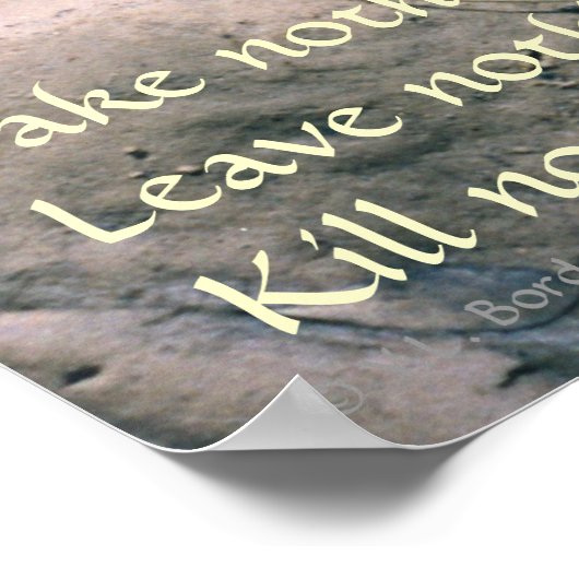 Footprints Poster (Ecke)