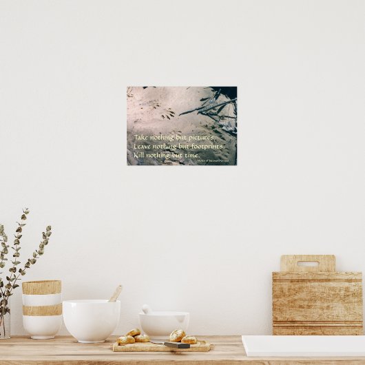 Footprints Poster (Küche)