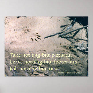 Footprints Poster