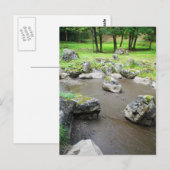 Footprints Postkarte (Vorne/Hinten)