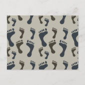 Footprints Postkarte (Vorderseite)