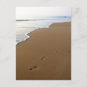Footprints Postkarte