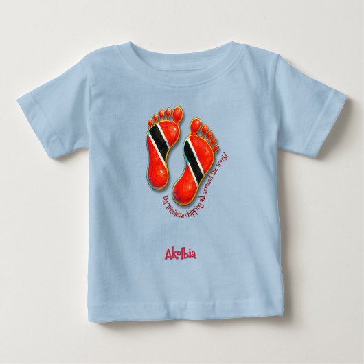 Footprints S2 Baby T-Shirt - Trini (Vorderseite)