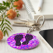 Footprints Schlüsselanhänger (Seite)