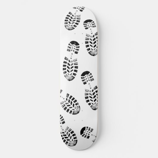 Footprints Skateboard (Vorderseite)
