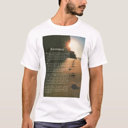 Footprints T-Shirt (Vorderseite)