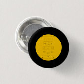 Footprints von Triasic Dinosauriern Button (Vorne & Hinten)