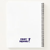 Footsqua Spiral Notebook Style: 8.5" x 11" Spiral Notizblock (Rückseite)