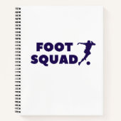 Footsqua Spiral Notebook Style: 8.5" x 11" Spiral Notizblock (Vorderseite)