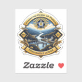 FOP Lodge 83 Aufkleber (Blatt)