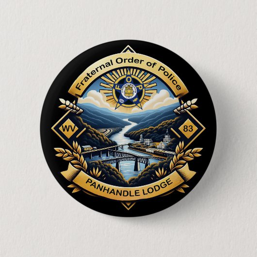 FOP Lodge 83 Button (Vorderseite)