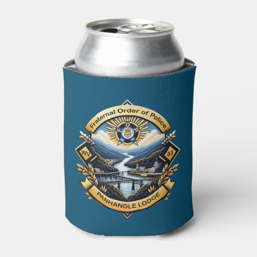 FOP Lodge 83 Can Coozie Dosenkühler (Kanne Vorderseite)