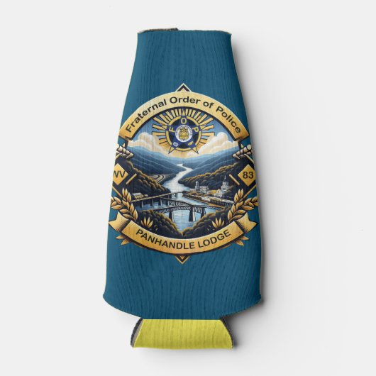 FOP Lodge 83 Flasche Coozie Flaschenkühler (Vorderseite)