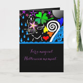 "For a Magical Halloween..." Card Karte (Vorderseite)